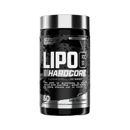 Nutrex Research, Lipo-6 Hardcore, 60 Capsules, 60 Servings