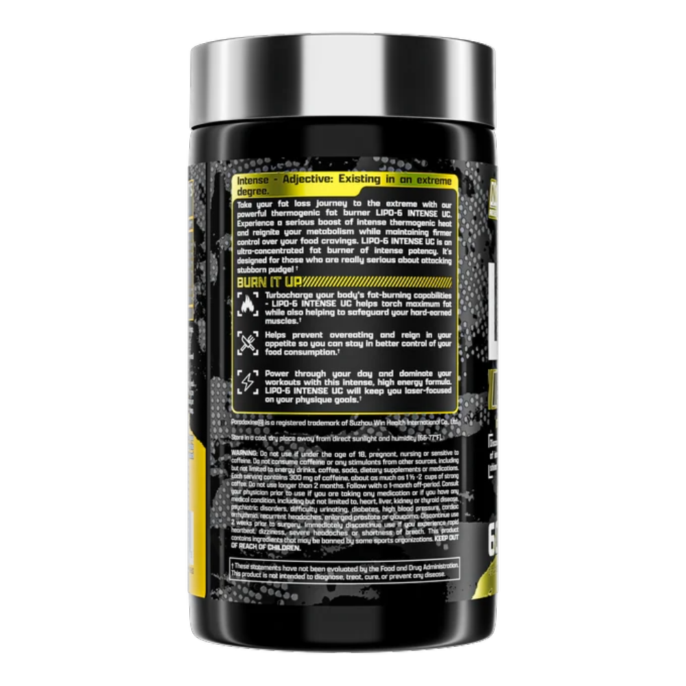 Nutrex Research, Lipo-6 Intense, 60 Capsules, 60 Servings
