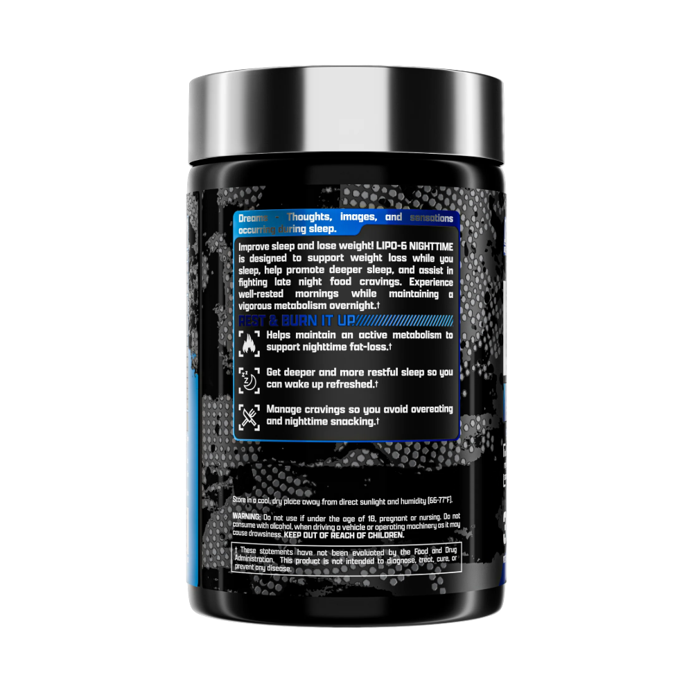 Nutrex Research, Lipo-6 Nighttime, 30 Capsules, 30 Servings