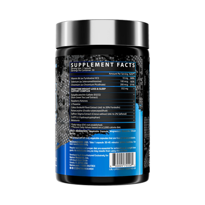 Nutrex Research, Lipo-6 Nighttime, 30 Capsules, 30 Servings