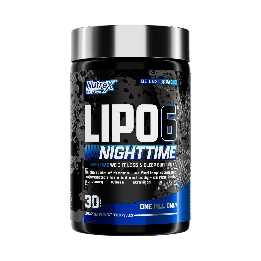 Nutrex Research, Lipo-6 Nighttime, 30 Capsules, 30 Servings
