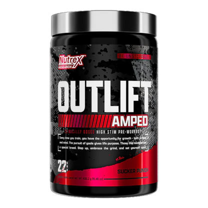 Nutrex Research, OUTLIFT Amped, 450g, 22 Servings