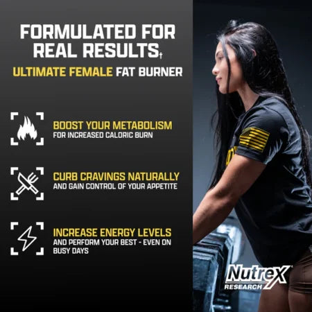 Nutrex research, Lipo-6 Hers, 60 Capsules, 60 Servings