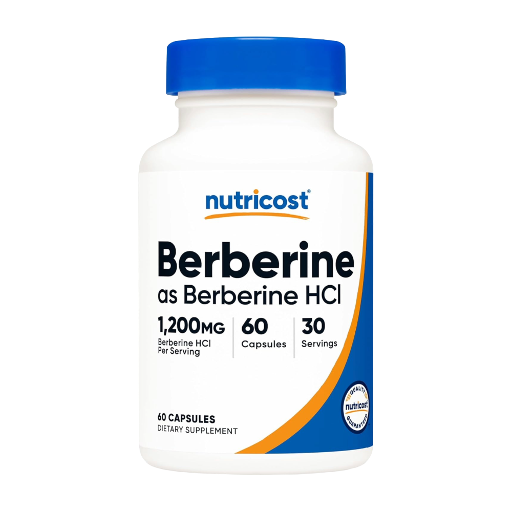 Nutricost, Berberine as Berberine HCI, 1200mg, 60 Capsules, 30 Servings