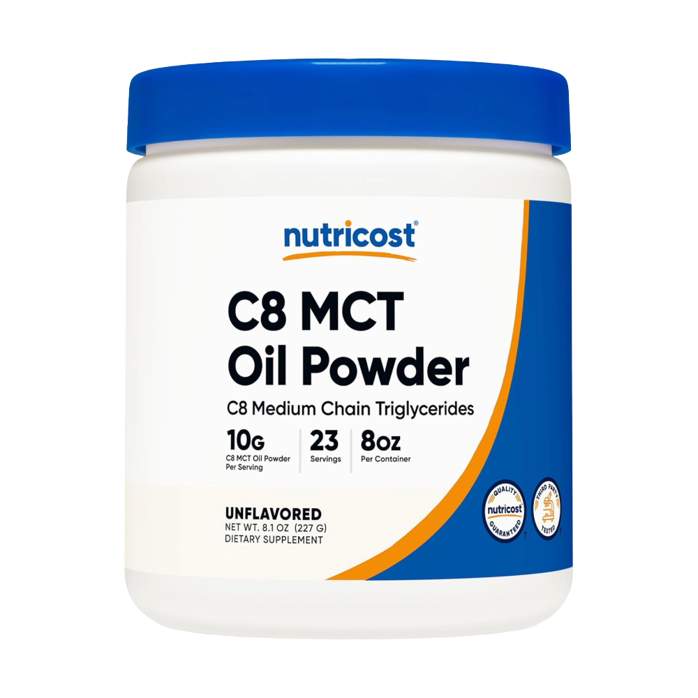 Nutricost, C8 MCT Oil Powder, 227g, 23 Servings