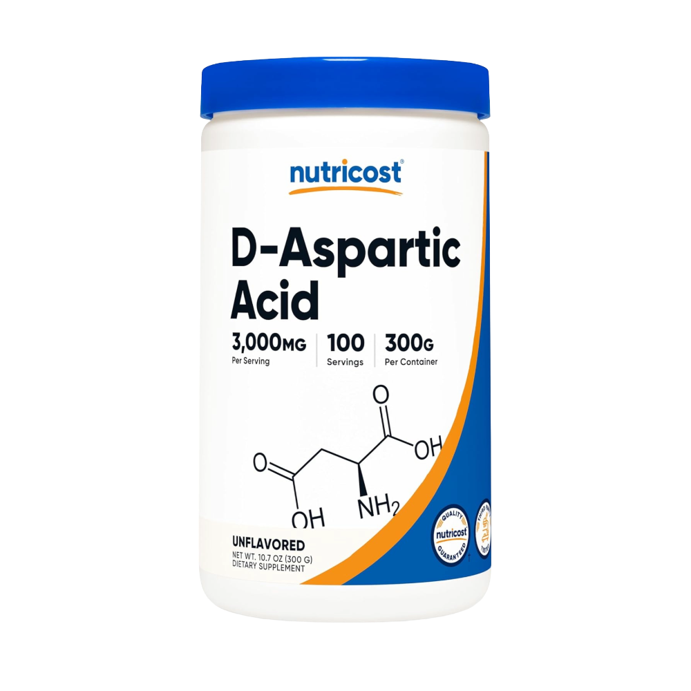 Nutricost, D-Aspartic Acid (DAA), 300G, 100 Servings