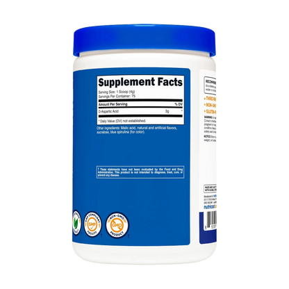 Nutricost, D-Aspartic Acid (DAA), 300G, 75 Servings