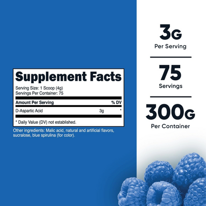 Nutricost, D-Aspartic Acid (DAA), 300G, 75 Servings