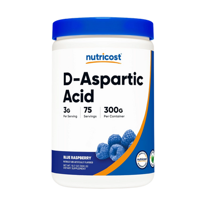 Nutricost, D-Aspartic Acid (DAA), 300G, 75 Servings