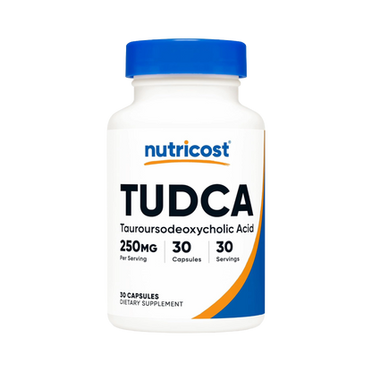 Nutricost, Tudca 250mg (Tauroursodeoxycholic Acid), 30 Capsules, 30 Servings