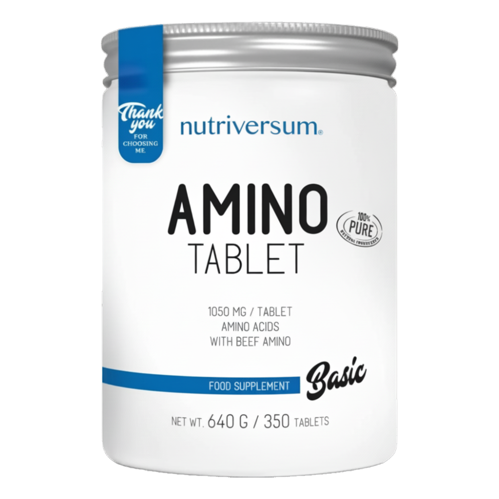 Nutriversum, amino tablet, 640g, 350 tablets, 116 Servings