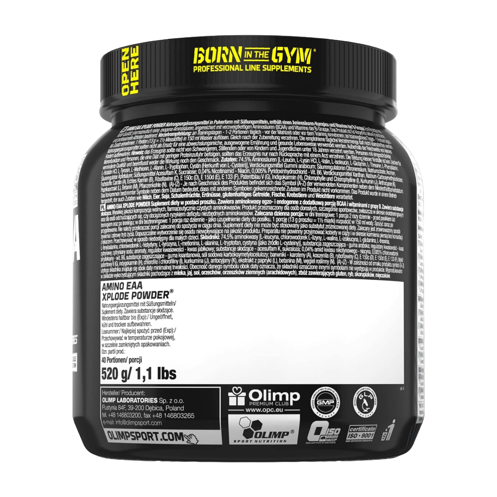 Olimp, Amino EAA Xplode Powder, 520g, 40 Servings