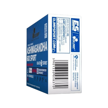 Olimp, Ashwagandha 600 Sport Edition (KSM-66), 60 Capsules, 60 Servings