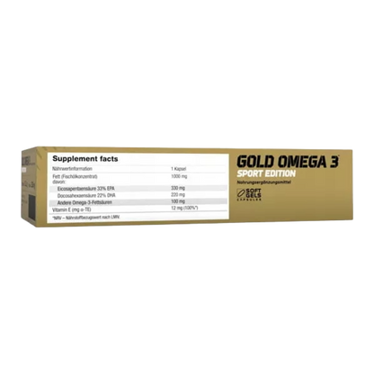 Olimp, Gold Omega 3 Sport Edition, 120 Capsules, 120 Servings