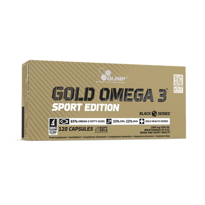 Olimp, Gold Omega 3 Sport Edition, 120 Capsules, 120 Servings