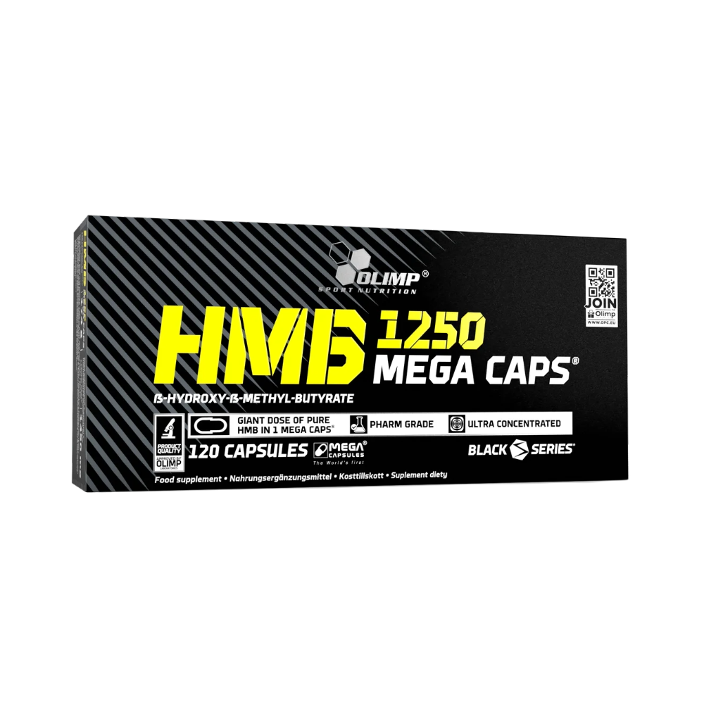 Olimp, HMB 1250 Mega Caps, 1250mg, 120 Capsules, 120 Servings