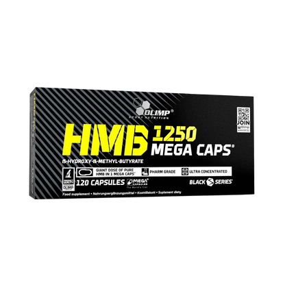 Olimp, HMB 1250 Mega Caps, 1250mg, 120 Capsules, 120 Servings