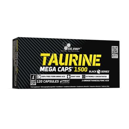 Olimp, Taurine Mega Caps 1500, 120 Capsules, 120 Servings