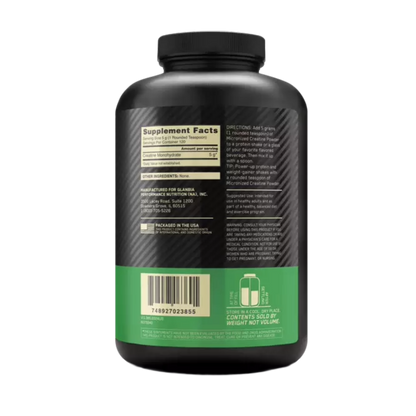 Optimum Nutrition, Creatine Micronized, 600g, 120 Servings