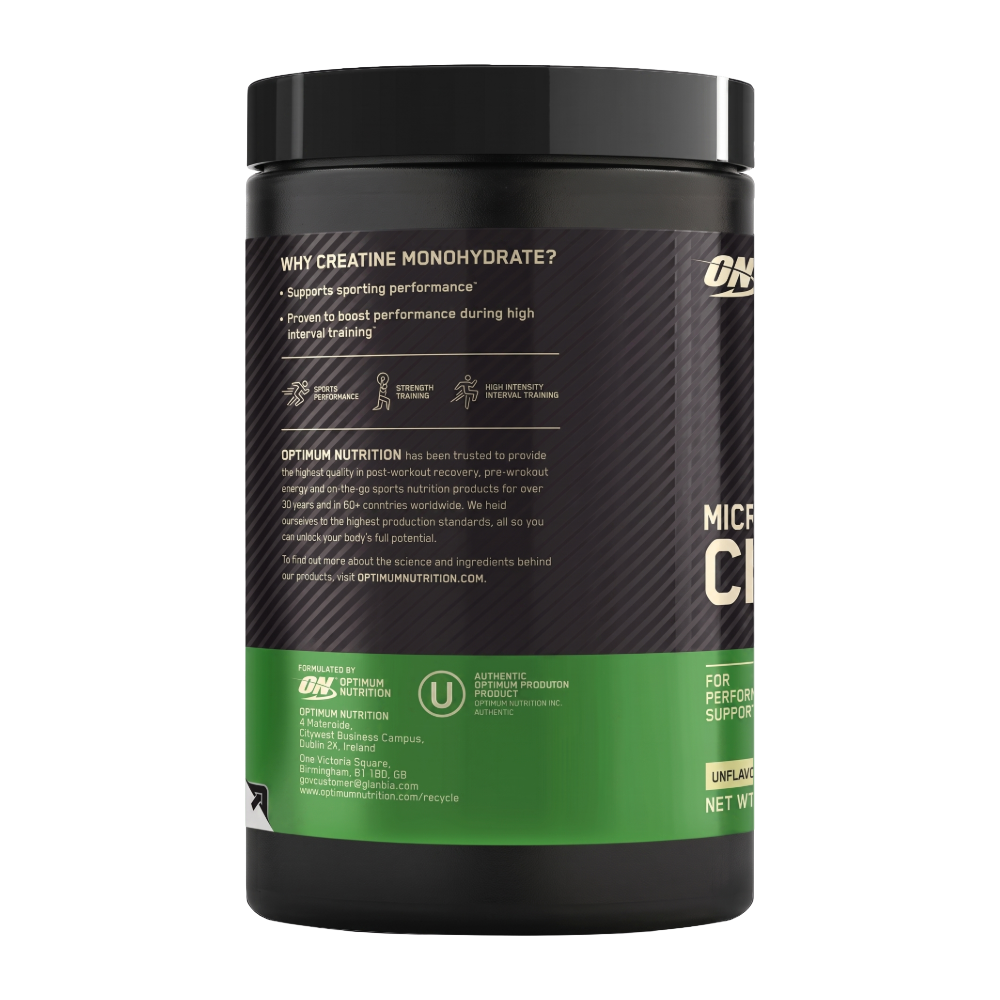 Optimum Nutrition, Creatine Micronized, 634g, 186 Servings