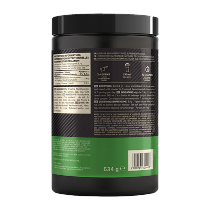 Optimum Nutrition, Creatine Micronized, 634g, 186 Servings