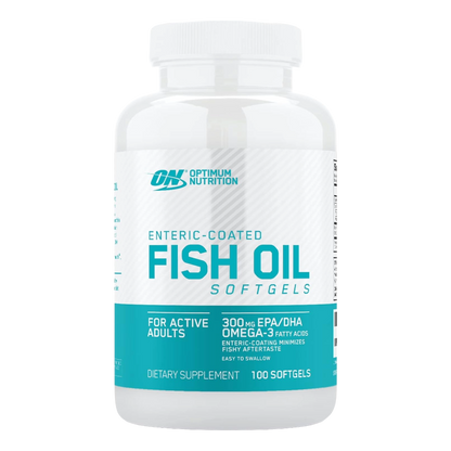 Optimum Nutrition, Enteric-Coated Fish Oil, 100 Softgel, 100 Servings