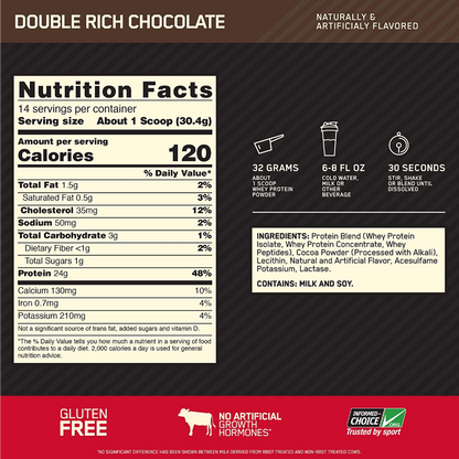 Optimum Nutrition, Gold Standard, 450g, 14 Servings