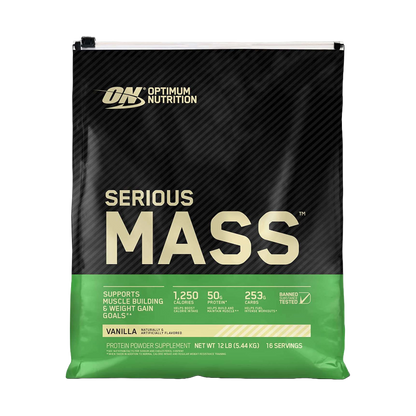 Optimum Nutrition, Serious Mass, 5.4KG, 16 Serving vanilla