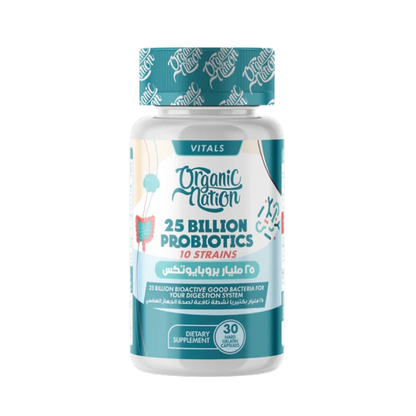 Organic Nation, 25 Billion Probiotics, 30 Capsules, 30 Servings