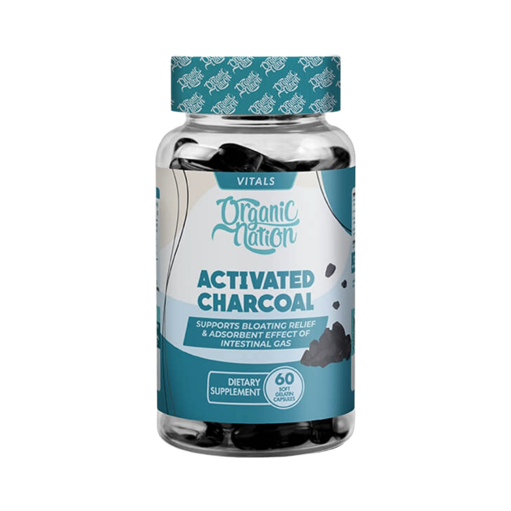 Organic Nation, Activated Charcoal, 60 Softgel, 60 Servings