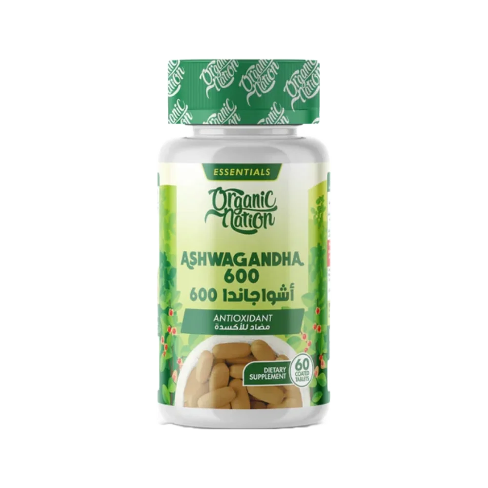 Organic Nation, Ashwagandha, 60 Tablets, 30 Servings