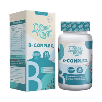 Organic Nation, B-Complex, 60 Coated Tablets, 60 Servings