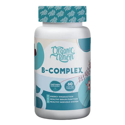 Organic Nation, B-Complex, 60 Coated Tablets, 60 Servings