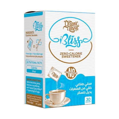 Organic Nation, Bliss Zero Calorie Sweetener, 30 Sachets