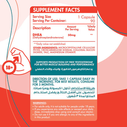 Organic Nation, DHEA, 90 Capsules, 90 Servings
