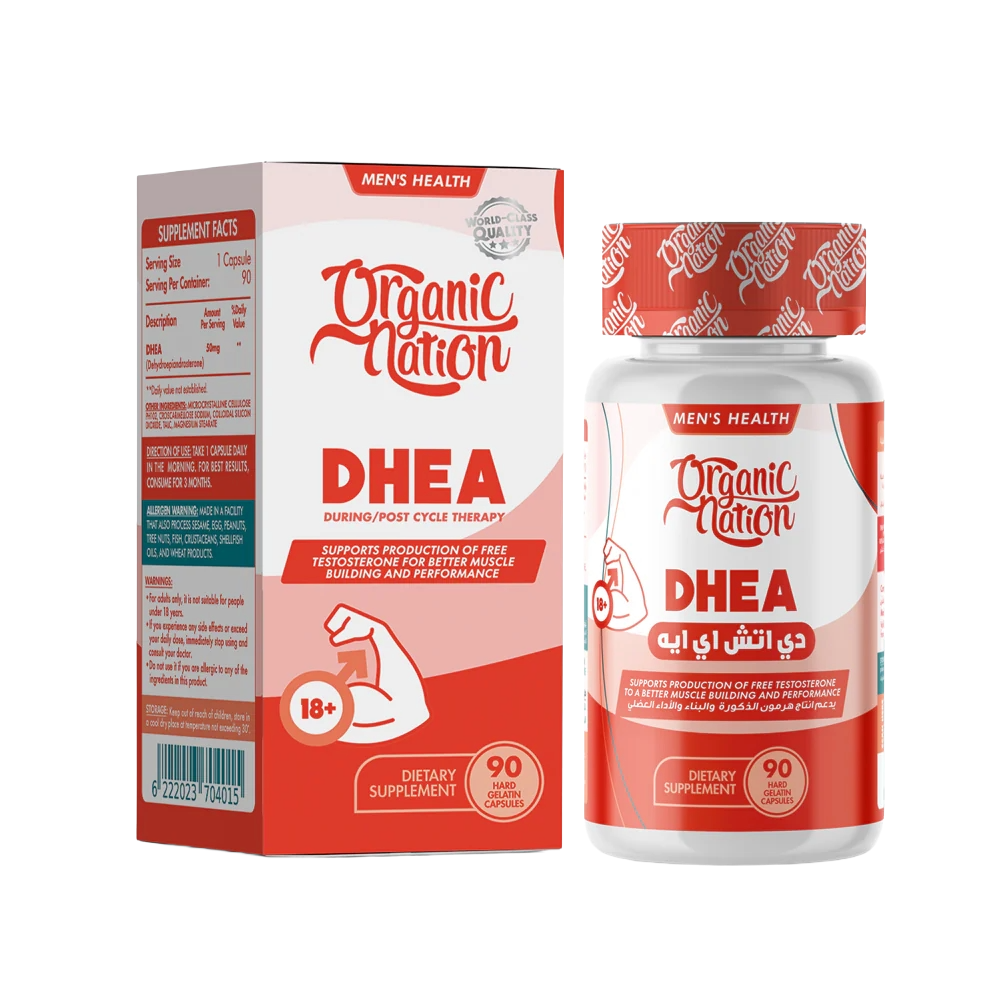 Organic Nation, DHEA, 90 Capsules, 90 Servings