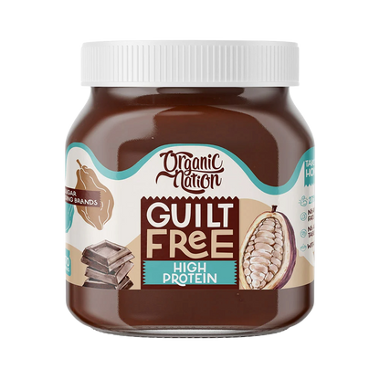 Organic Nation, Guilt Free High Protein Chocolate Spread, 370 gm