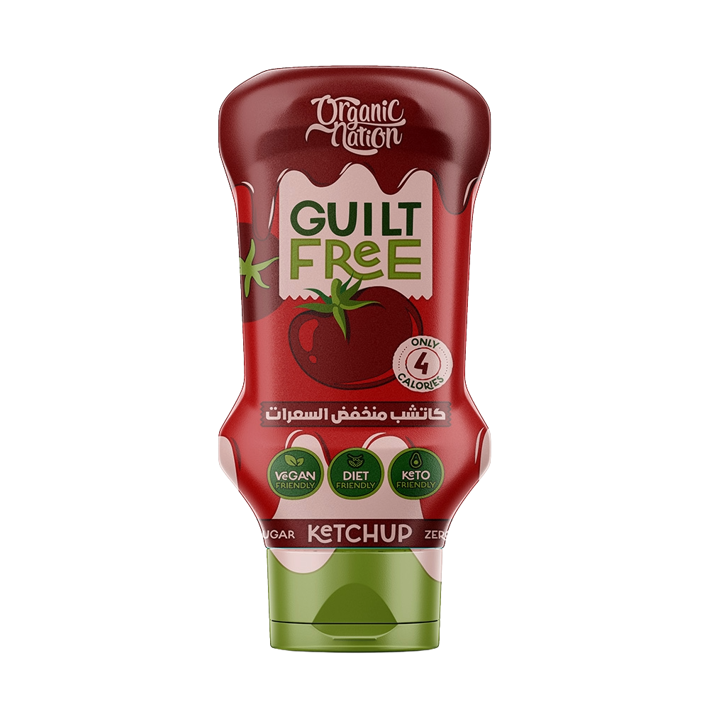 Organic Nation, Guilt Free Ketchup, Zero Added Sugar, 350Ml