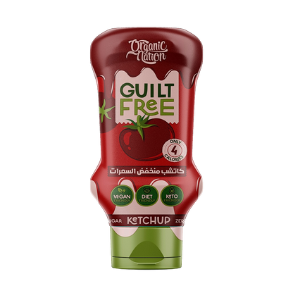 Organic Nation, Guilt Free Ketchup, Zero Added Sugar, 350Ml