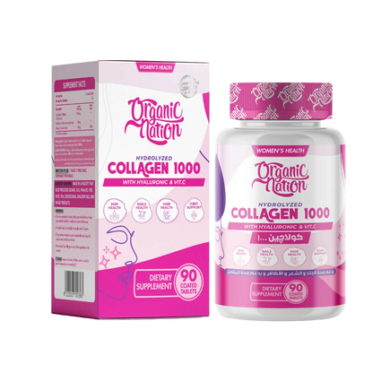 Organic Nation, Hydrolyzed Collagen 1000, 90 Coated Tablets, 90 Servings