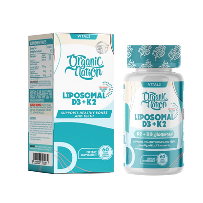 Organic Nation, Liposomal D3+K2, 60 Capsules, 60 Servings
