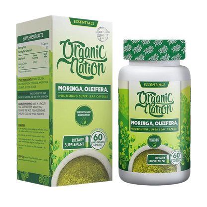 Organic Nation, Moringa Oleifera, 60 Capsules, 60 Servings