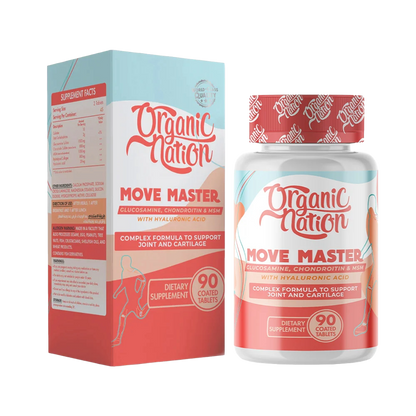Organic Nation, Move master, 90 Coated Tablets, 45 Servings