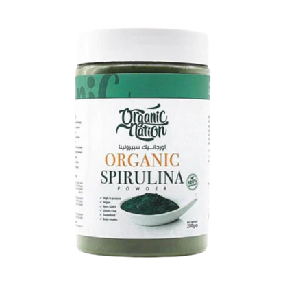 Organic Nation, Organic Spirulina Powder, 200mg