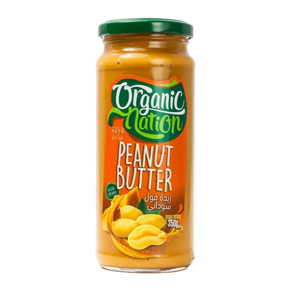 Organic Nation, Peanut Butter, 350g, 20 servings