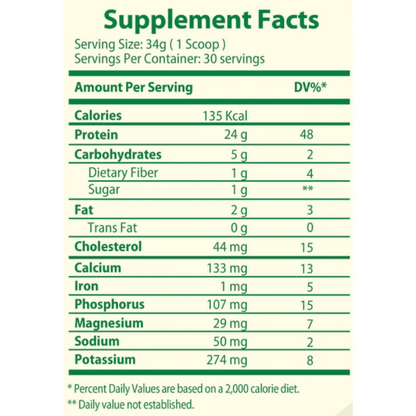 Organic Nation, Whey Protein, 1kg, 30 Servings