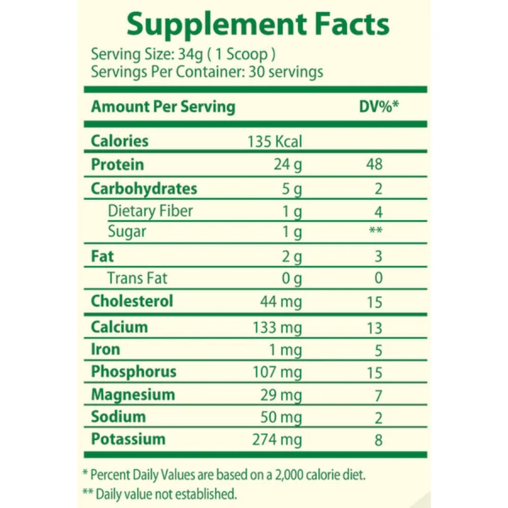 Organic Nation, Whey Protein, 1kg, 30 Servings