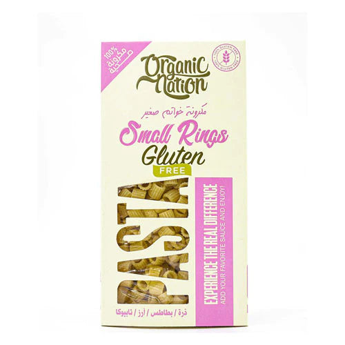 Organic Nation Small Rings Gluten-Free Pasta – 350g