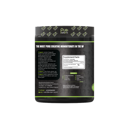 PureGanic, CreaGanic Creapure, 300g, 60 Servings