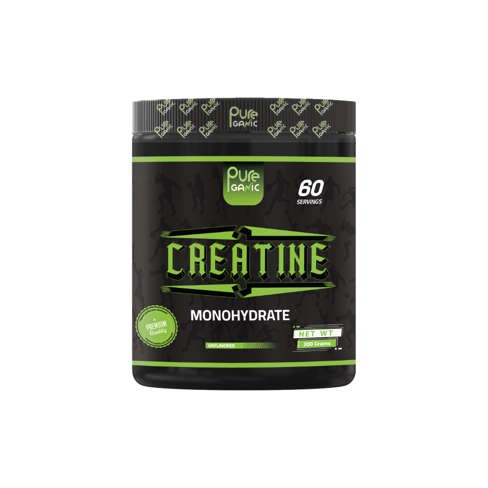 PureGanic, Creatine Monohydrate, 300g, 60 Servings